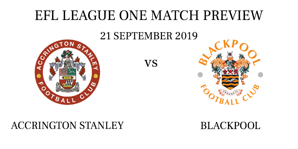 Accrington Stanley Vs Blackpool: EFL League One Match Preview